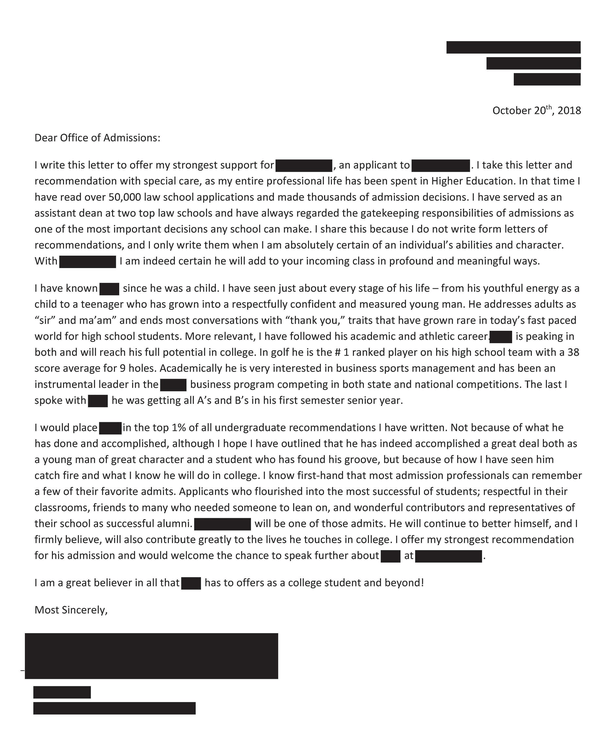 Rec Letter